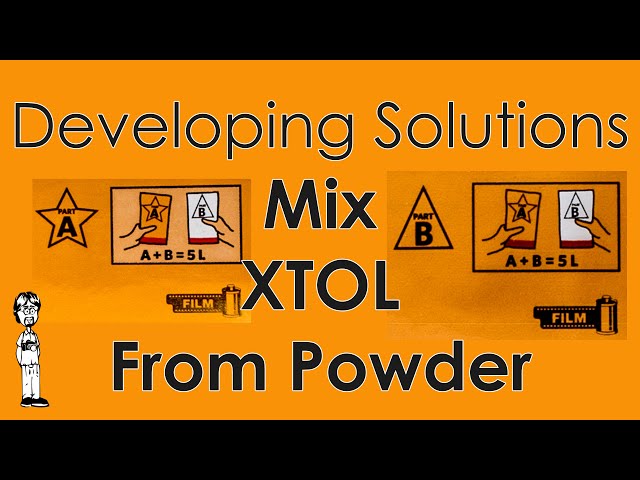 Mix Kodak XTOL from Powder to Stock Solution
