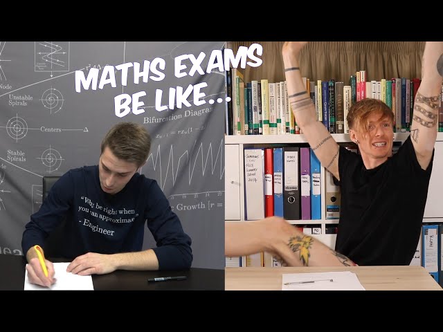 Maths Exams be like...