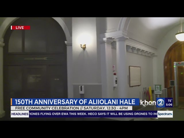 150th anniversary of Ali'iolani Hale