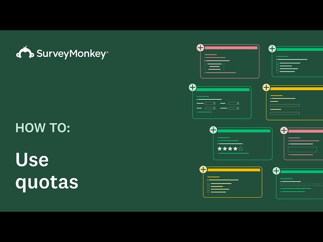 Using Quotas with SurveyMonkey
