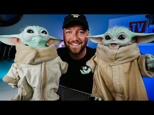 Best Baby Yoda On The Market?!  Hot Toys 1:1 Baby Yoda/Grogu Unboxing, Review & Comparison