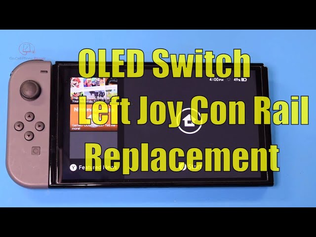OLED Switch Joy Con Rail Replacement