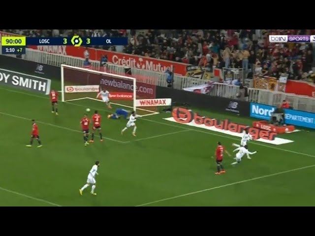 LOSC Lille vs Olympique Lyonnais 3-4 Mama Balde & Alexandre Lacazette late goals earn win