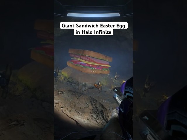 Giant Sandwich Easter Egg in Halo Infinite