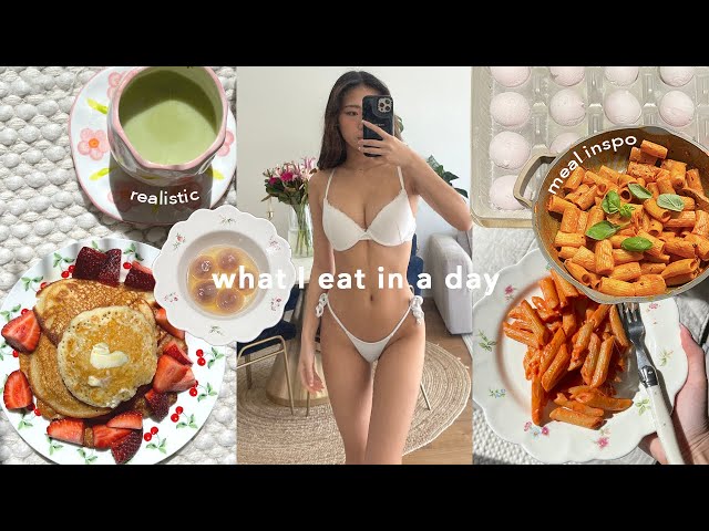 what I eat in a day as a student 🍜 meal inspo + realistic