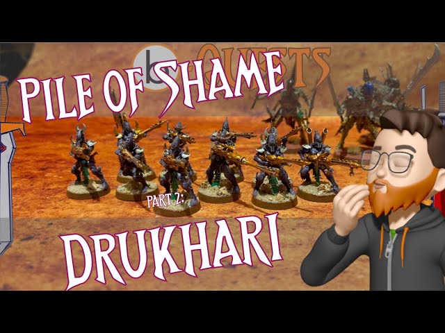 Conquering My 'Pile of Shame' | Drukhari Army | Grimdark Future Edition | Monthly Series Ep. 2