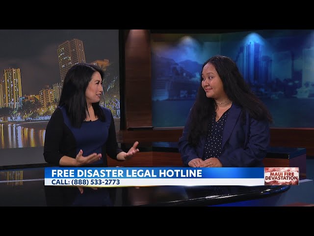 Free legal help available for those in need across Hawaii after wildfire devastation