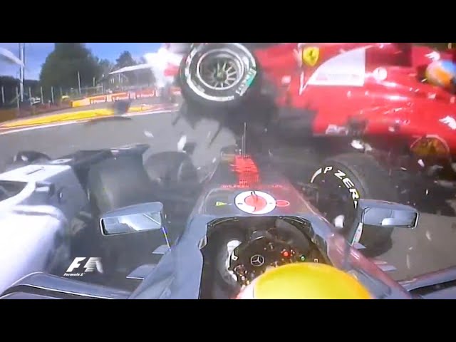 F1 2012 Onboard Crashes
