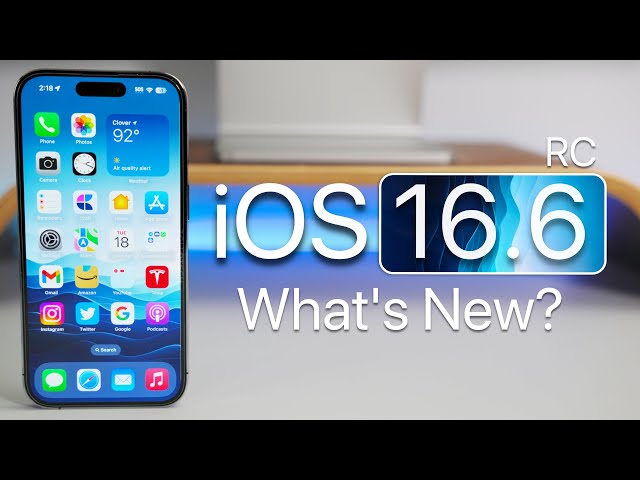 iOS 16.6 RC is Out! - What's New?