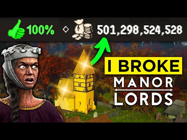 I Tricked this Games Economy - Manor Lords