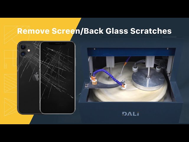 Phone Scratches Removing of Screen/Back Glass in 6 Mins By Grinding & Polishing