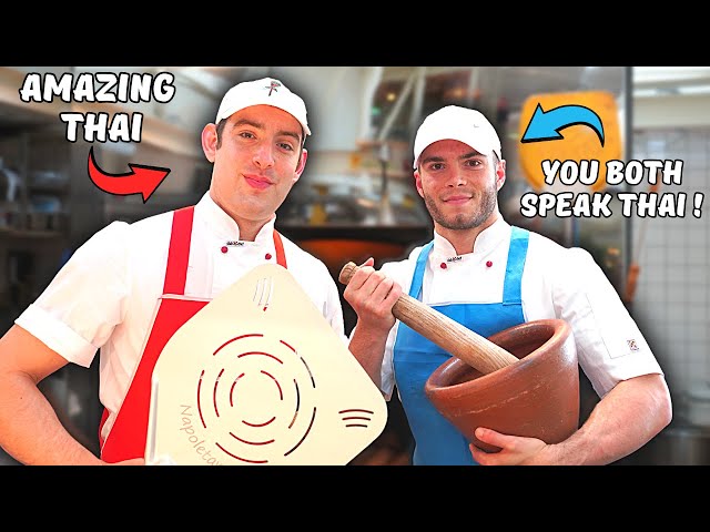 These Aussie Pizza Chefs Shocked Me with Their Thai Language Skills