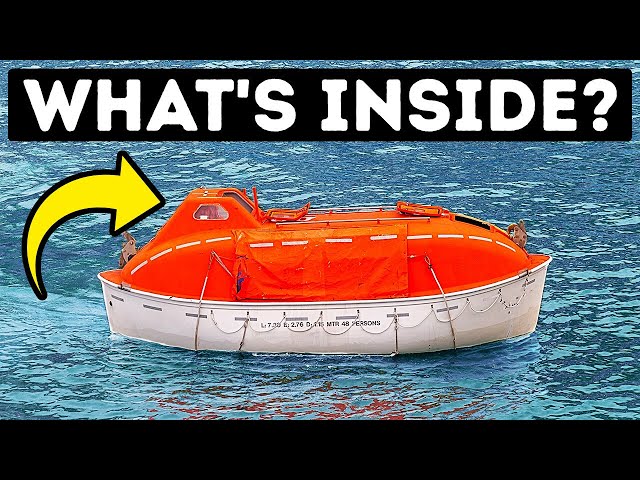 What Is Inside a Ship's Lifeboat