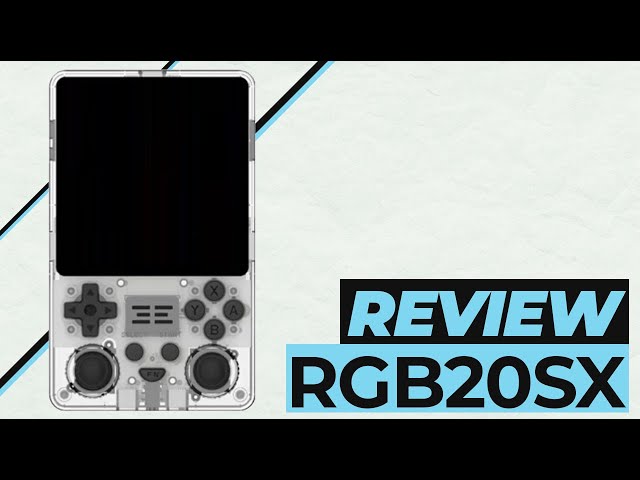 Powkiddy RGB20SX Review - The RGB30 \ RGB20S Retro Gaming Handheld Mash up!
