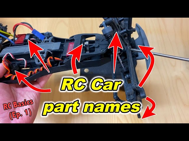 RC car parts, explained.  (RC Basics #1)