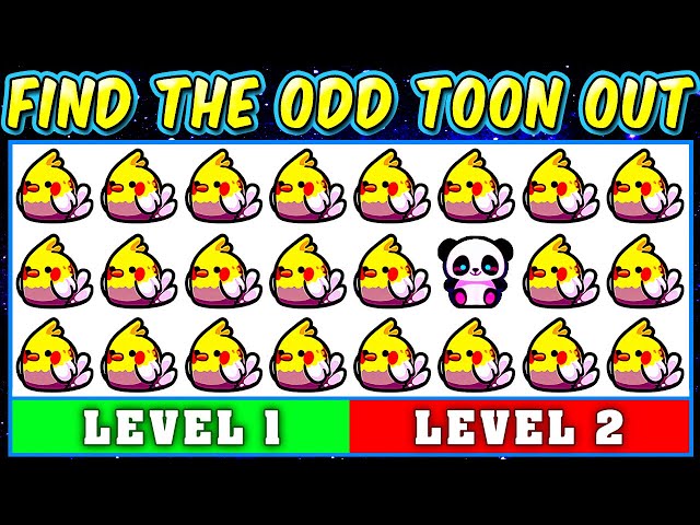 Find the Odd Toon Out | Genius IQ Games #2 | Emoji Odd One Out