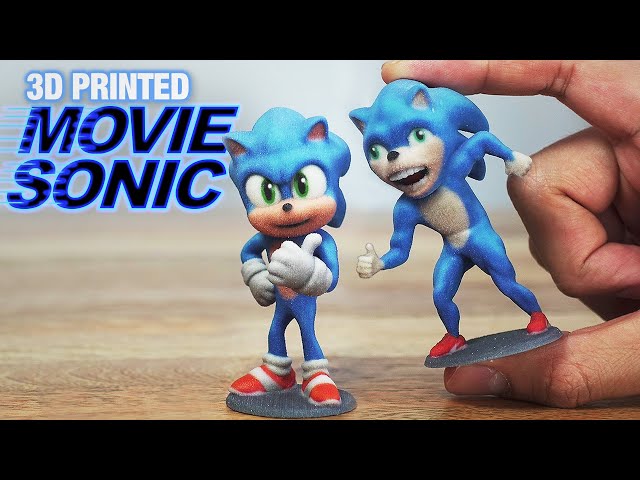 Good Sonic & Bad Sonic - How to 3D Sculpt & Print