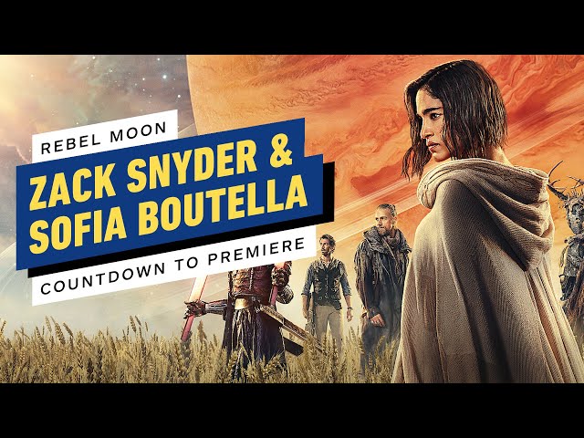 Zack Snyder & Sofia Boutella Countdown to the Netflix Rebel Moon Premiere