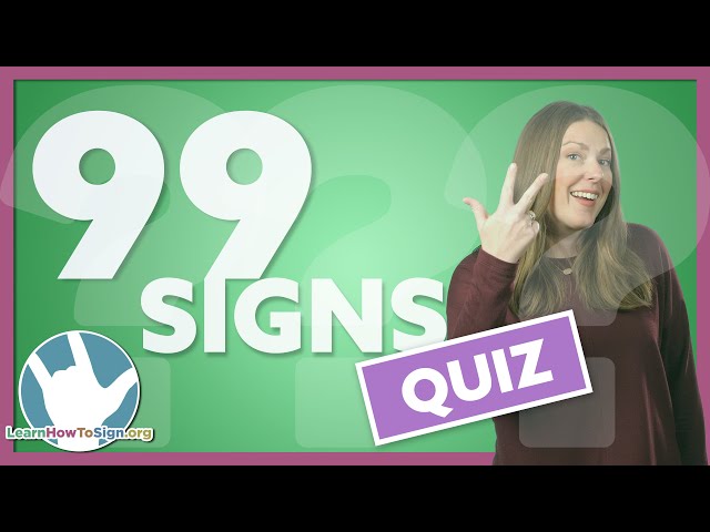 ASL Phrases Quiz | Conversational | 99 Signs Part 3