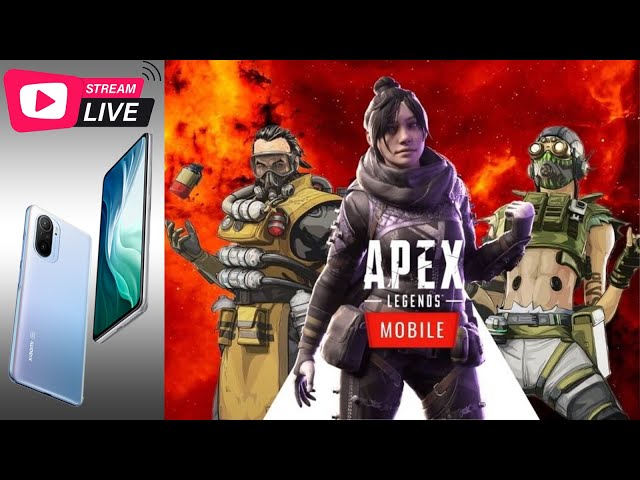 🔴APEX MOBILE LIVE |  FPS TEST WITH MIUI SR ON Mi 11x | Play With Subs