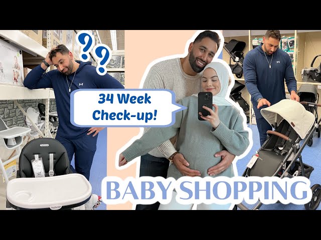 34 Week Check-up + BABY Shopping! Omaya Zein