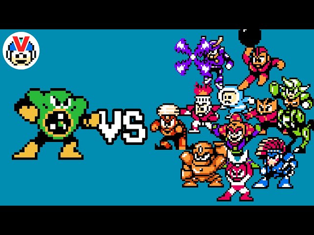 Fake Air Man VS  Robot Masters | Mega Man CPU Battle