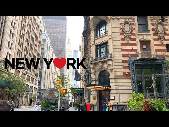 [4K]🇺🇸Walking NYC: 5th & Madison Ave. from 23 to 29th St. Patisserie Chanson, June 2021
