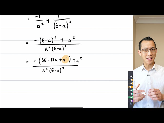 Inequality Proof - Fraction Sum (3 of 3: Applying calculus)