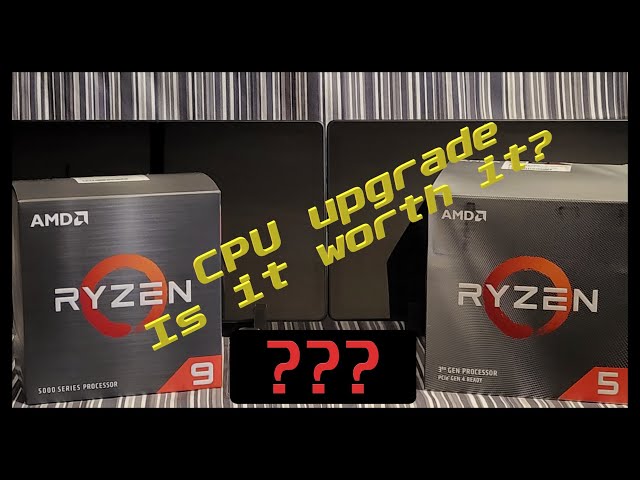 Will upgrading the CPU increase FPS? Ryzen 3600X vs. 5900X shootoout.