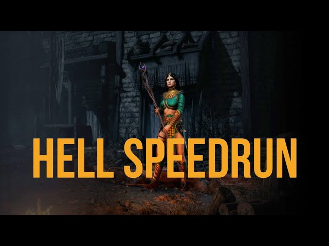 DIABLO 2 - Insane HC Sorc Hell Speedrun
