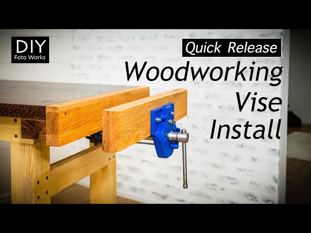 Woodworking Vise Install  I 4K
