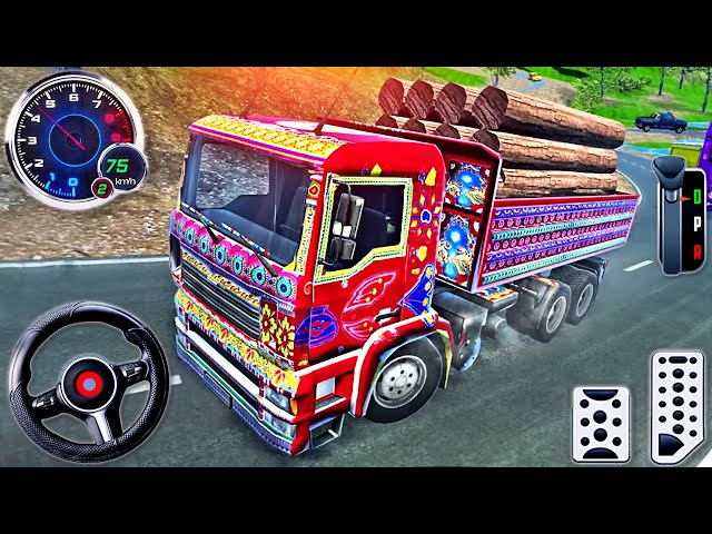 Grand Indian Truck Offroad Simulator - Mountain Heavy Cargo Truck Drive - Android GamePlay #2
