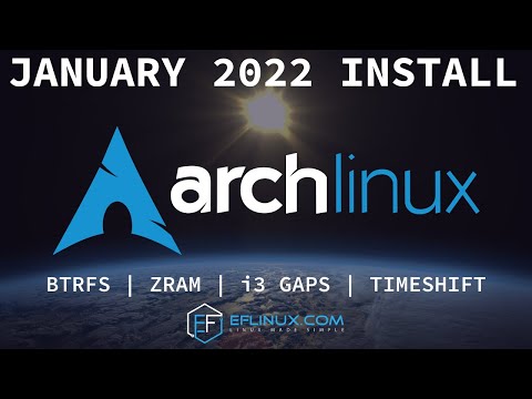 Arch Linux Monthly Install: January 2022