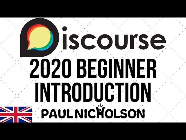 Discourse Forum Beginner Introduction 2020 - What Is Discourse?