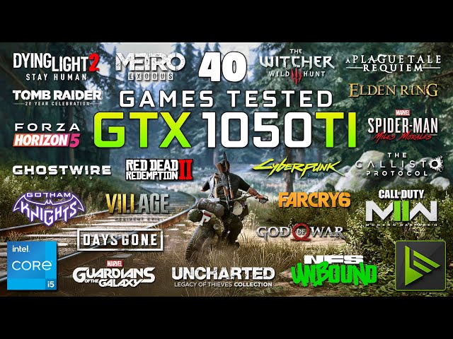 GTX 1050 Ti Test in 40 Games in 2024
