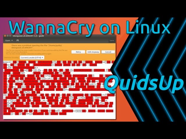 WannaCry on Linux. Oh It Escaped Wine