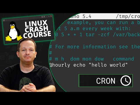 Linux Crash Course - Scheduling Tasks with Cron