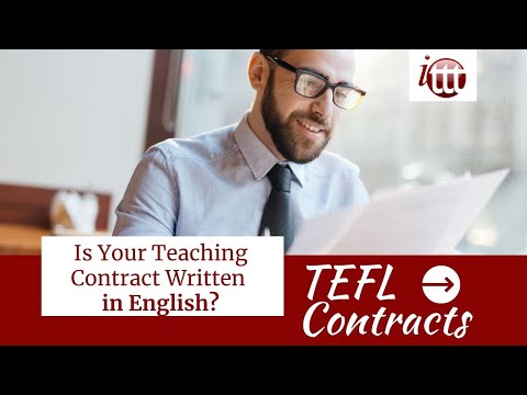 What to Watch Out for Before Signing Your TEFL Contract