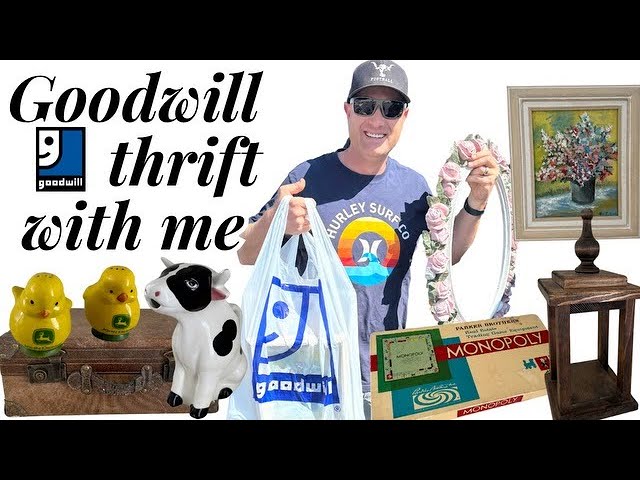 We spent $180 at Goodwill Thrift With Me  - Original Hand Painted Art & Home Decor - Reselling