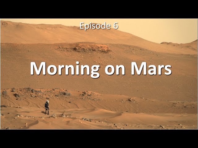 Morning at the Mars delta