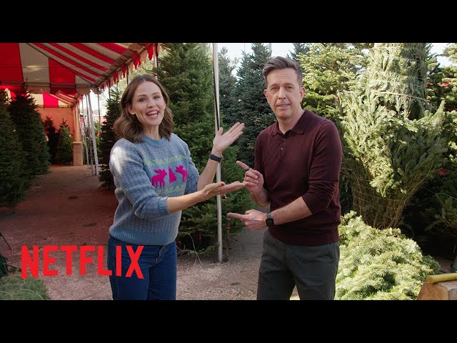Jen Garner & Ed Helms Surprise Families with Christmas Trees | Netflix