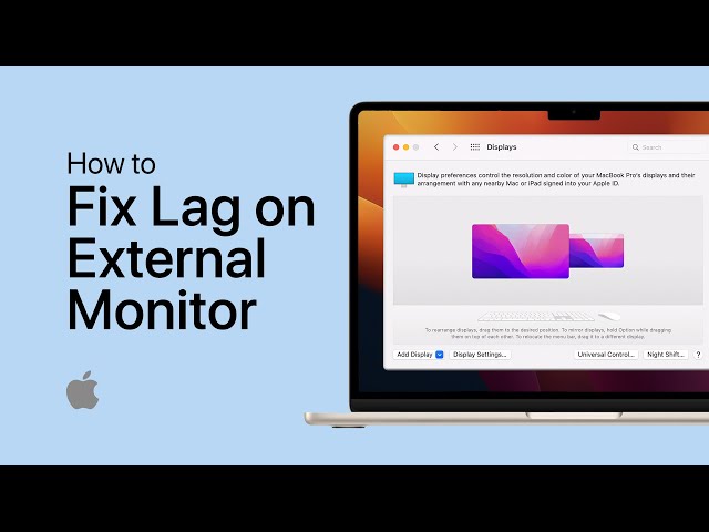 How To Fix Lag on External Monitor (Mac OS)