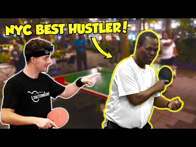 I Challenged The STRONGEST Ping Pong Hustler in New York!