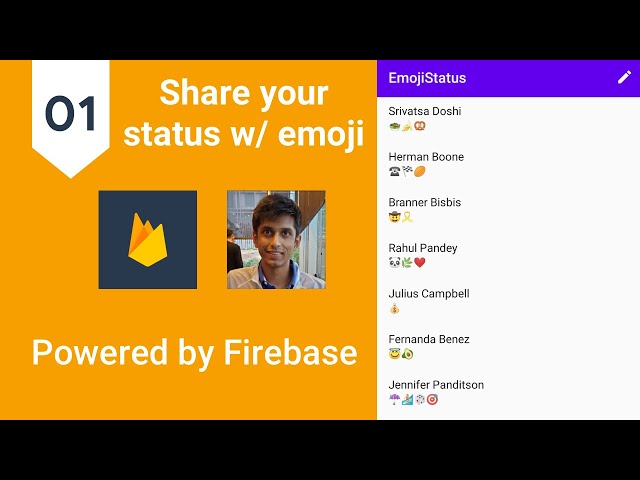 EmojiStatus Ep 1: Intro and Architecture - Kotlin Android app using Firebase