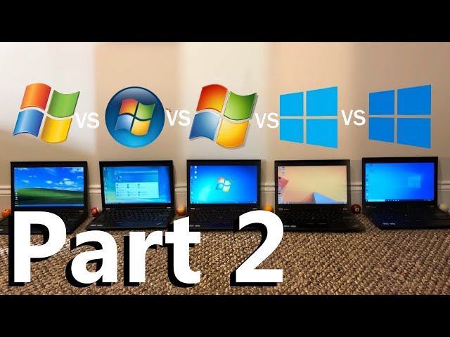 Windows XP vs Vista vs 7 vs 8.1 vs 10 | Speed Test PART 2