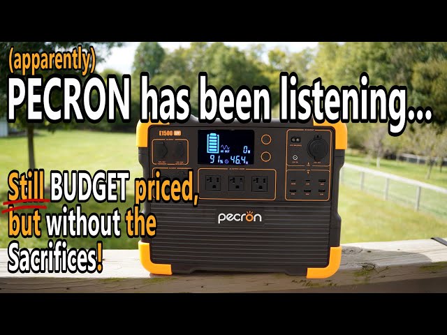NEW E1500LFP from PECRON: Should the competition be worried? (Yes...)