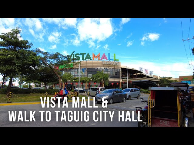 [4K] Vista Mall & Walk to Taguig City Hall | Philippines Feb 2021