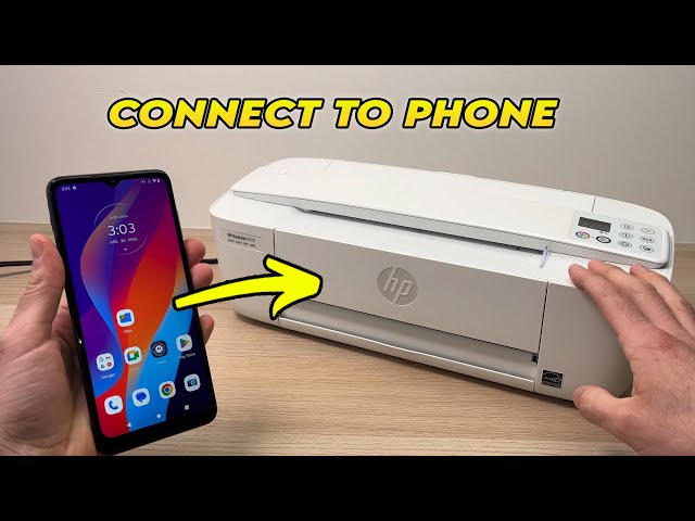 HP Deskjet 3700 Series: How to Connect to Phone (Wireless Setup)