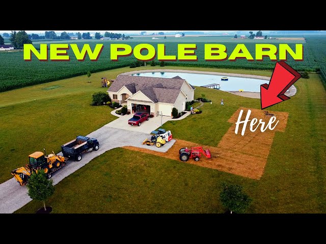 DIY Site Prep For a New Post Frame Building - My Brother's Pole Barn Part 1