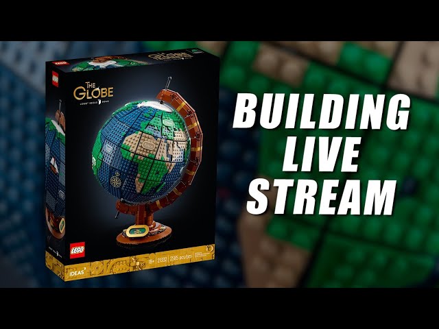 LIVE: Building LEGO Globe Set with Martin Harris (BrickSnaps)